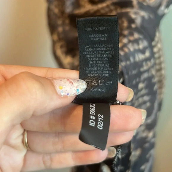 Express XS snake print lightweight tunic dress - Picture 4 of 6